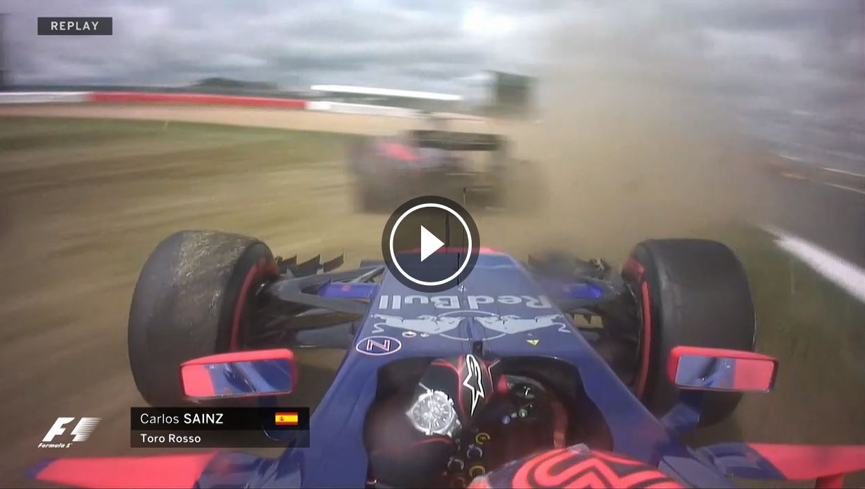 Video: kolize pilotů Toro Rosso