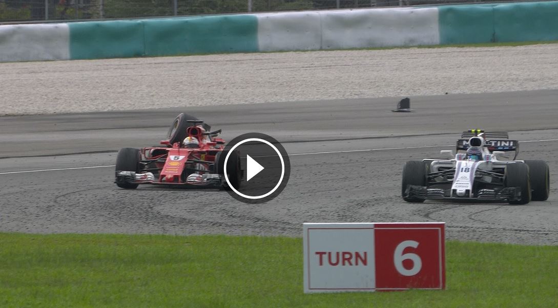 Video: Pozávodní kolize Vettela se Strollem