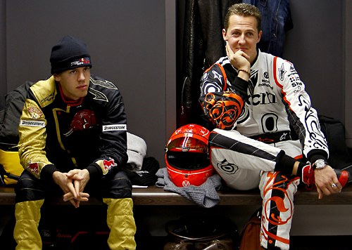 M. Schumacher s Vettelem