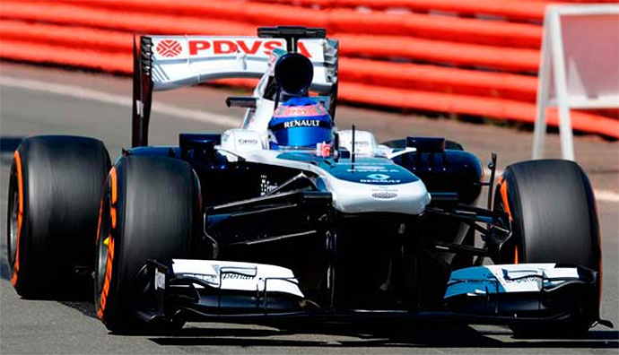 williams 2014 front wing silverstone