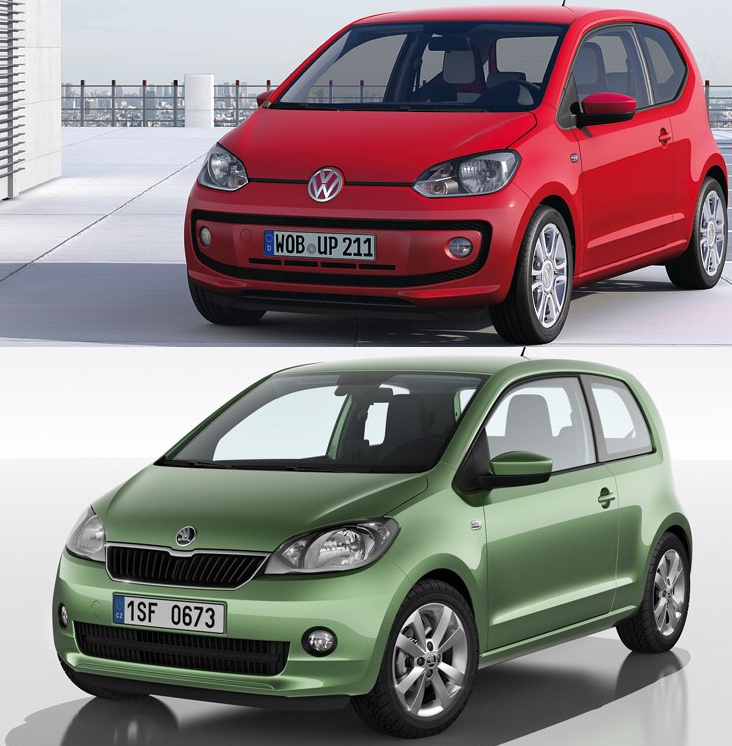 Srovnání Škoda Citigo a Volkswagen Up!