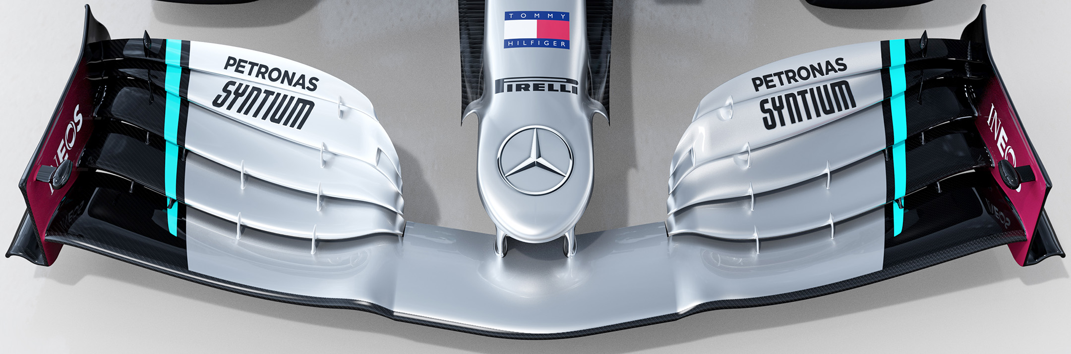 Přední křídlo Mercedesu W11