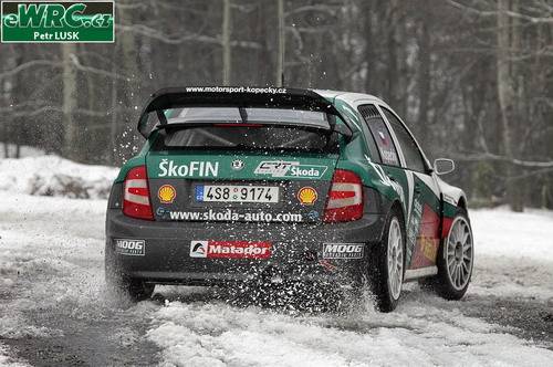 Czech rally team Škoda-Kopecký