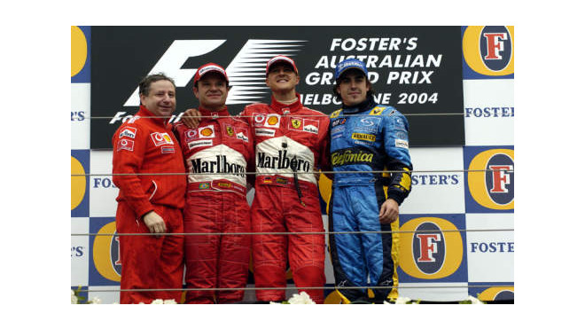 Barrichello - Schumacher M. - Alonso