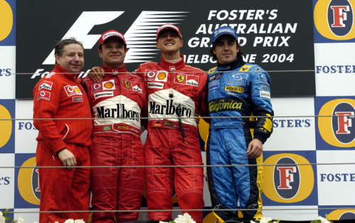 Barrichello - Schumacher M. - Alonso