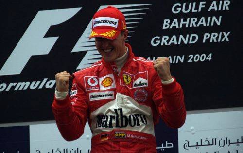 Michael Schumacher vyhrál pro Ferrari pět titulů a 72 Grand Prix