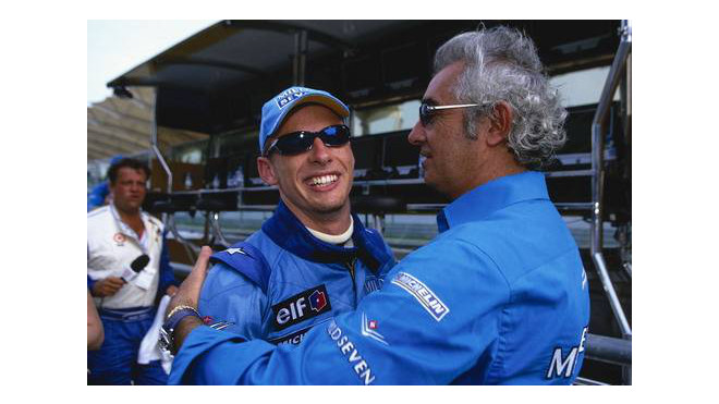 Button - Briatore