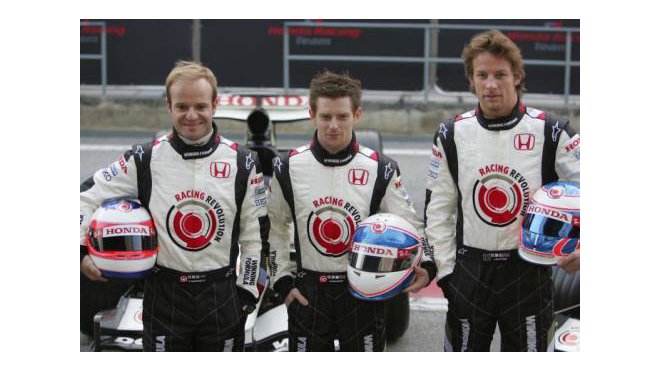 Barrichello - Davidson - Button