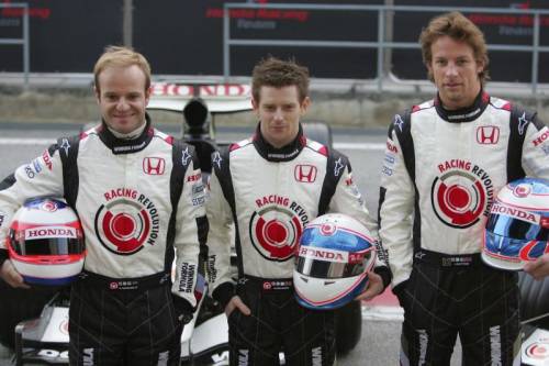 Barrichello - Davidson - Button