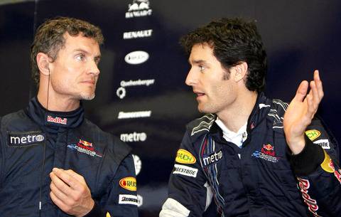 S Davidem Coulthardem si Mark vždy rozuměl