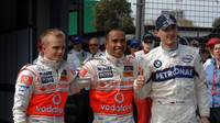 Kovalainen - Hamilton - Kubica