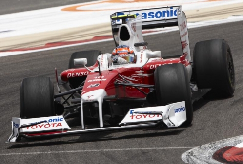 Toyota TF109 byla posledním vozem automobilky v F1.