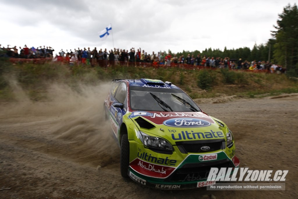 Jari-Matti na tratích Finské rally v dobách svého působení u M-Sportu