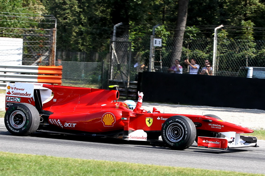 Poslední vítězství Ferrari na Monze - 2010
