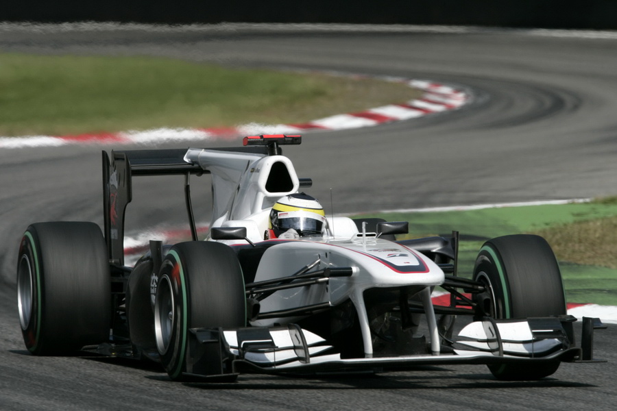 Už v kokpitu Sauberu v GP Itálie 2010