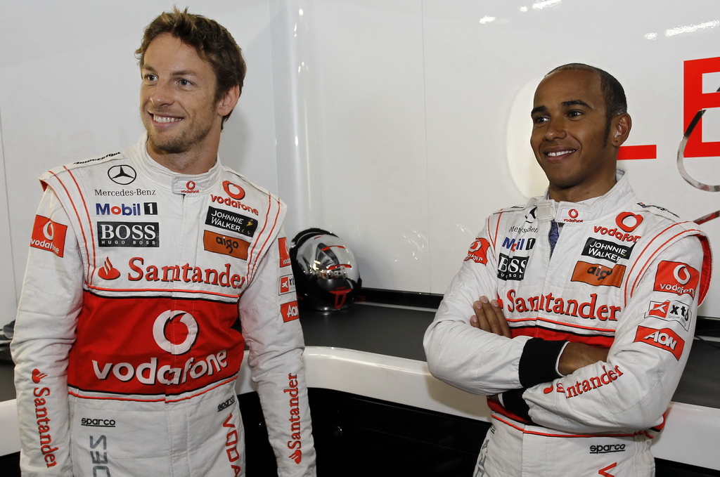 V McLarenu strávil Hamilton tři roky s Jensonem Buttonem