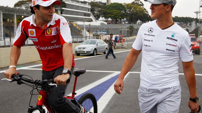 Massa zavzpomínal na doby, kdy mu pomáhal Michael Schumacher (ilustrační foto)