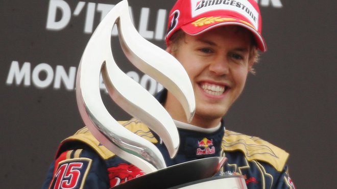 Sebastian Vettel a dvanáct let starý snímek...