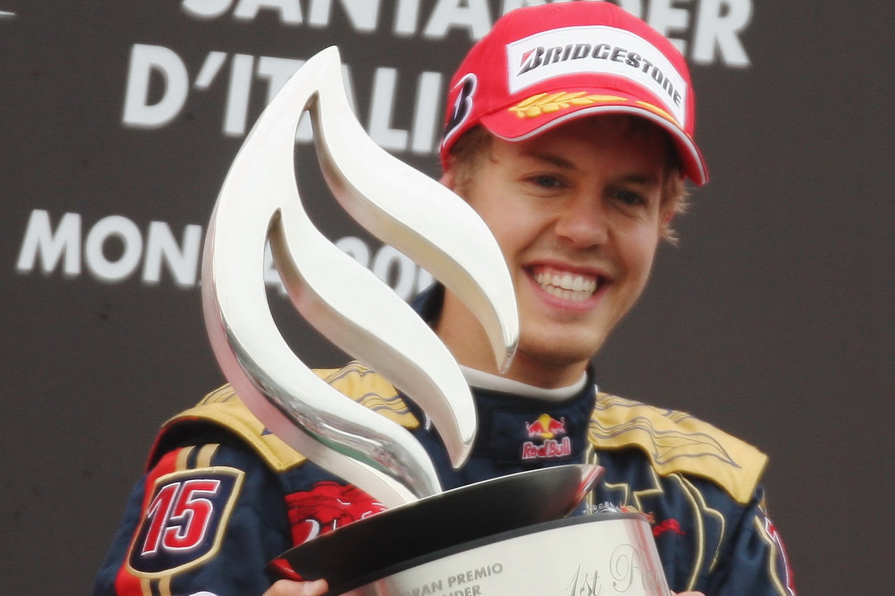 Sebastian Vettel a dvanáct let starý snímek...