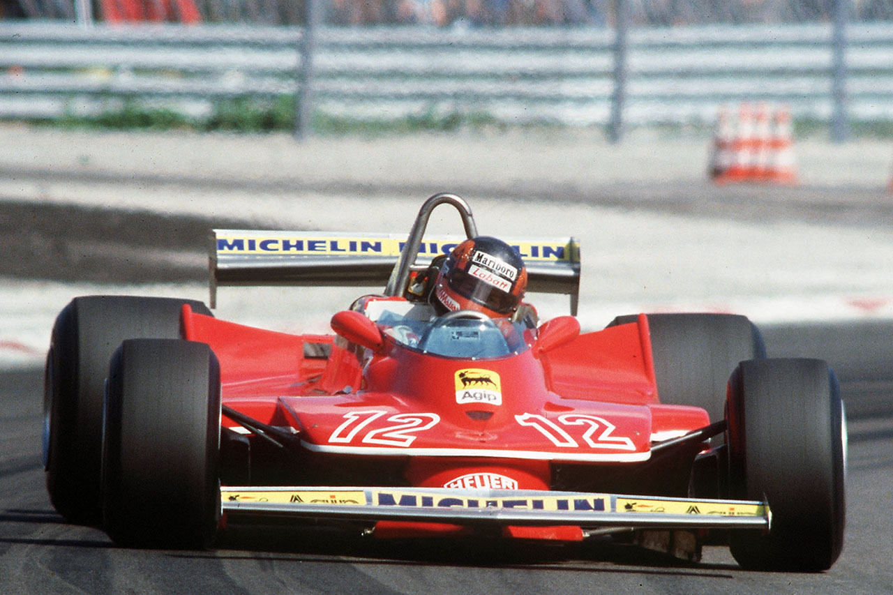 Gilles ve své nejúspěšnější sezóně 1979 na voze Ferrari 312 T4