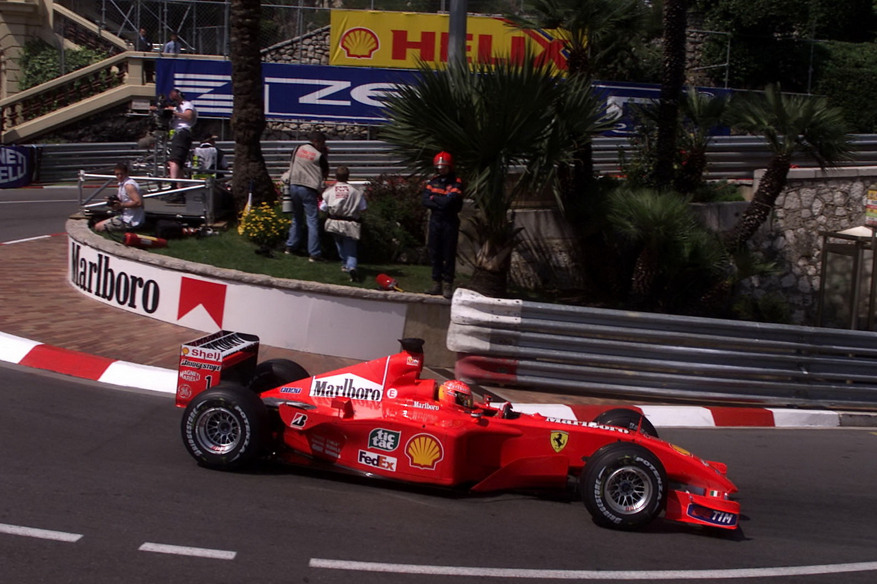 Na typu F2001 vyhrál Schumacher svou poslední GP Monaka