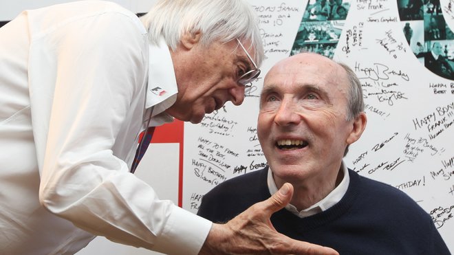Takto Bernie Ecclestone přál Frankovi k jeho 70. narozeninám