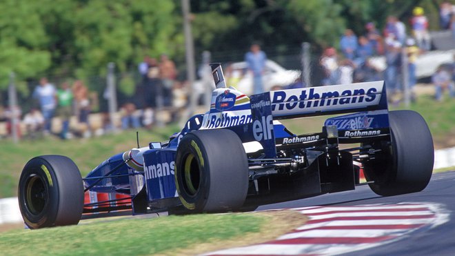 Damon Hill v Argentině - Williams zde vyhrál v letech 1995 - 1997 třikrát po sobě