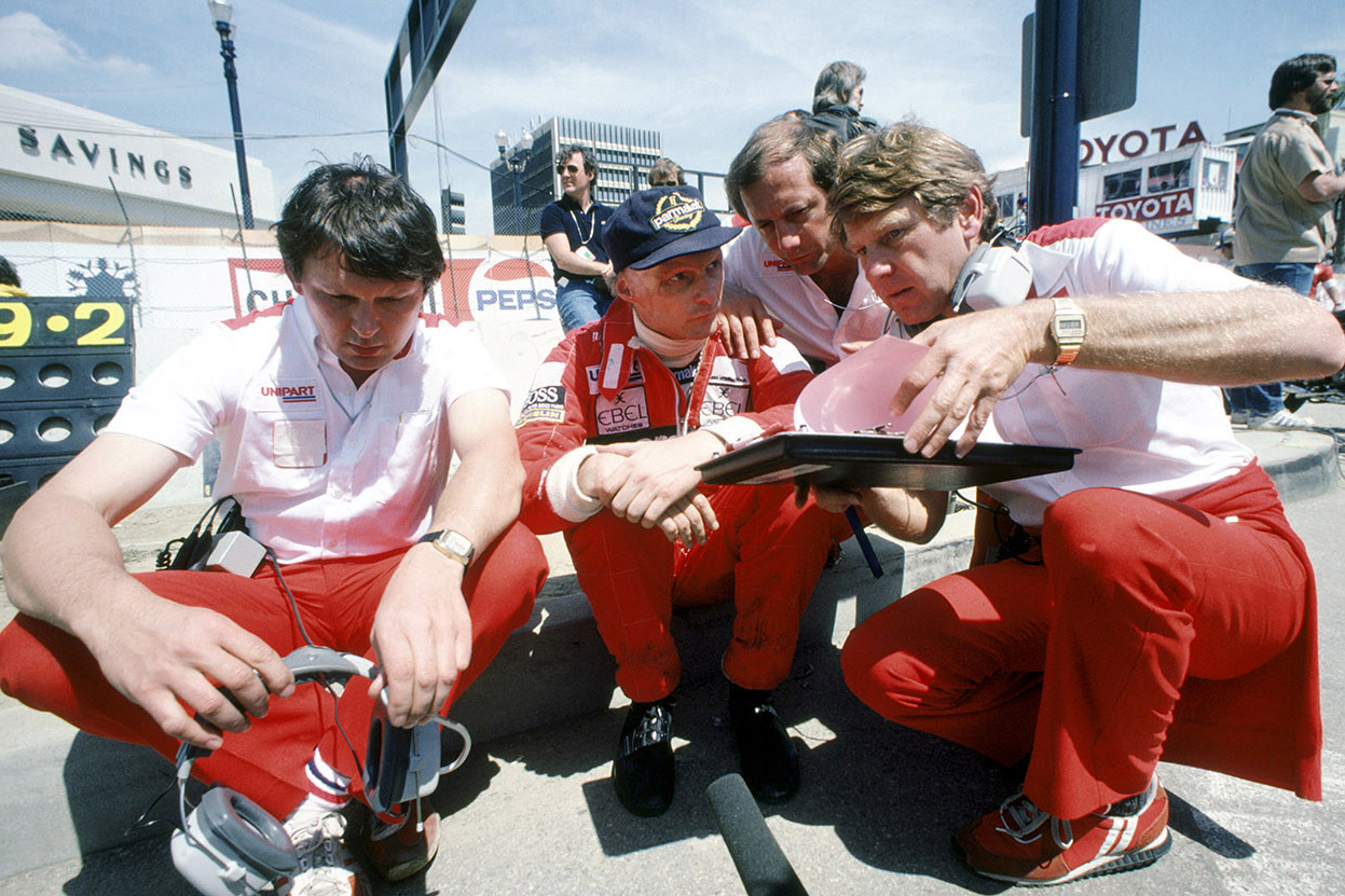 Lauda se dokázal ve třetím závodě po návratu do F1 prosadit
