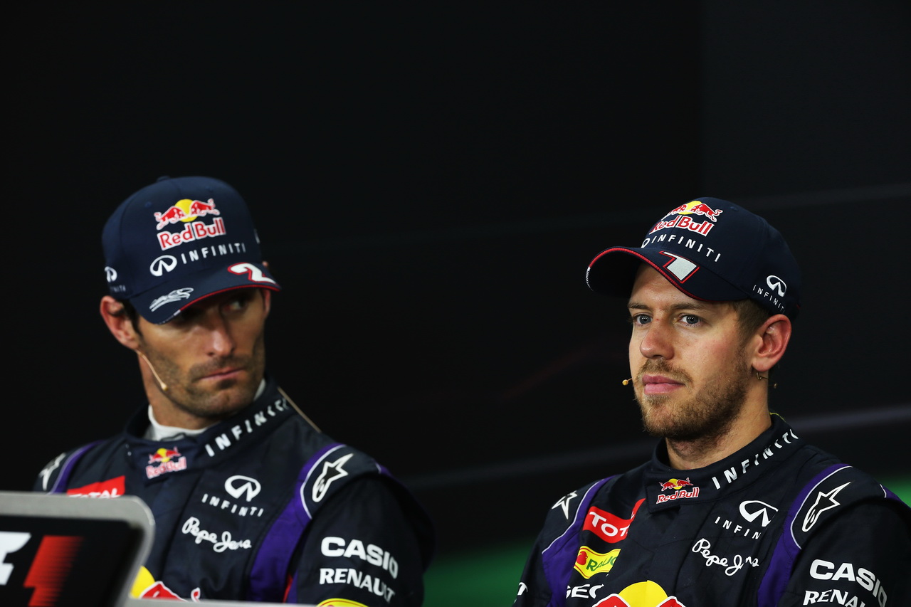 Vztah Webbera s Vettelem byl často doprovázen kyselými úsměvy
