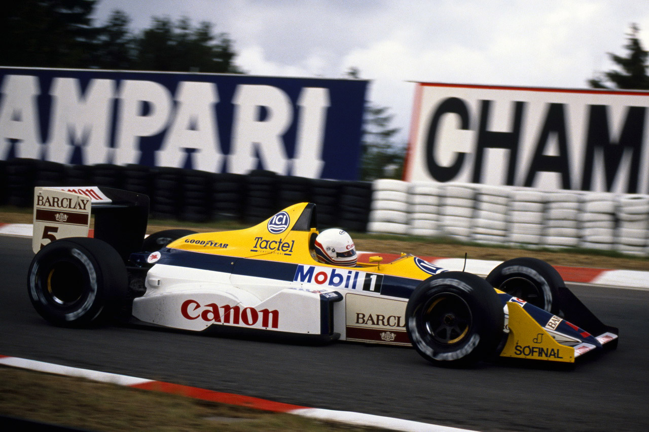 Martin Brundle zaskočil za nemocného Mansella v Belgii 1988