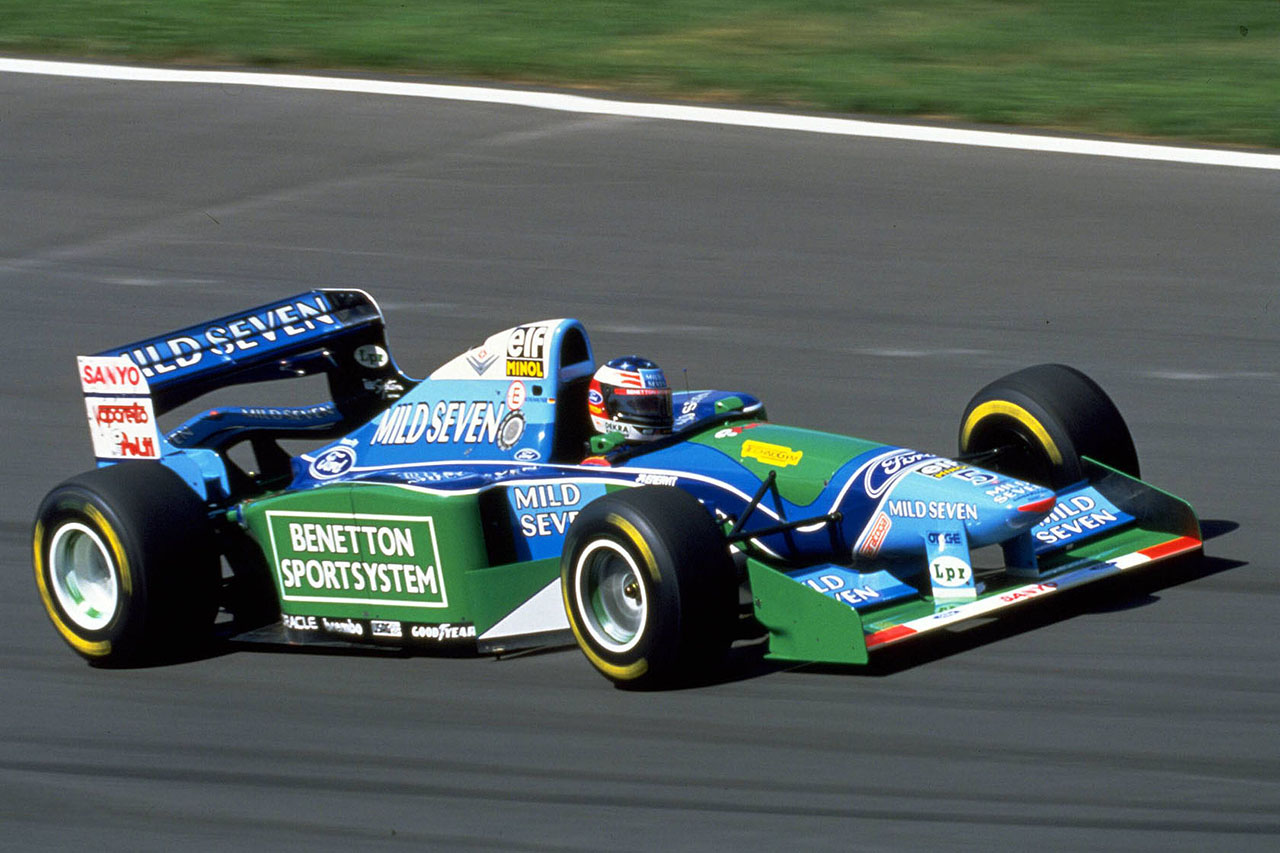 Michael Schumacher s Benettonem B194