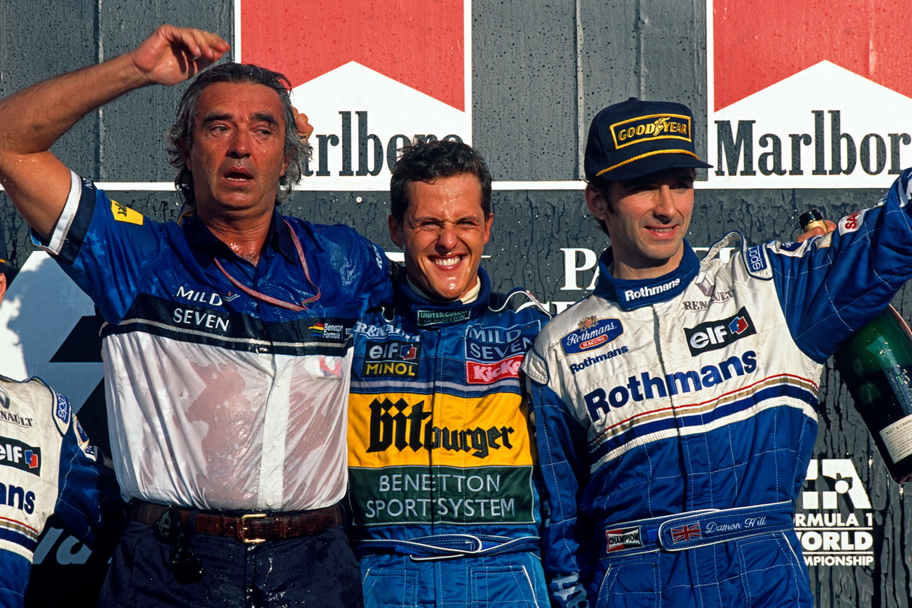 Briatore a Schumacher slaví svůj první titul