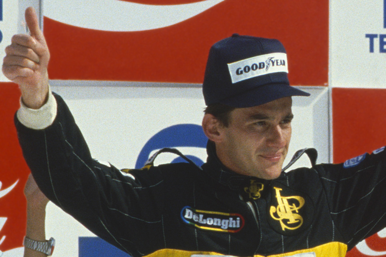 První vítězství v Lotusu slavil Senna v Estorilu