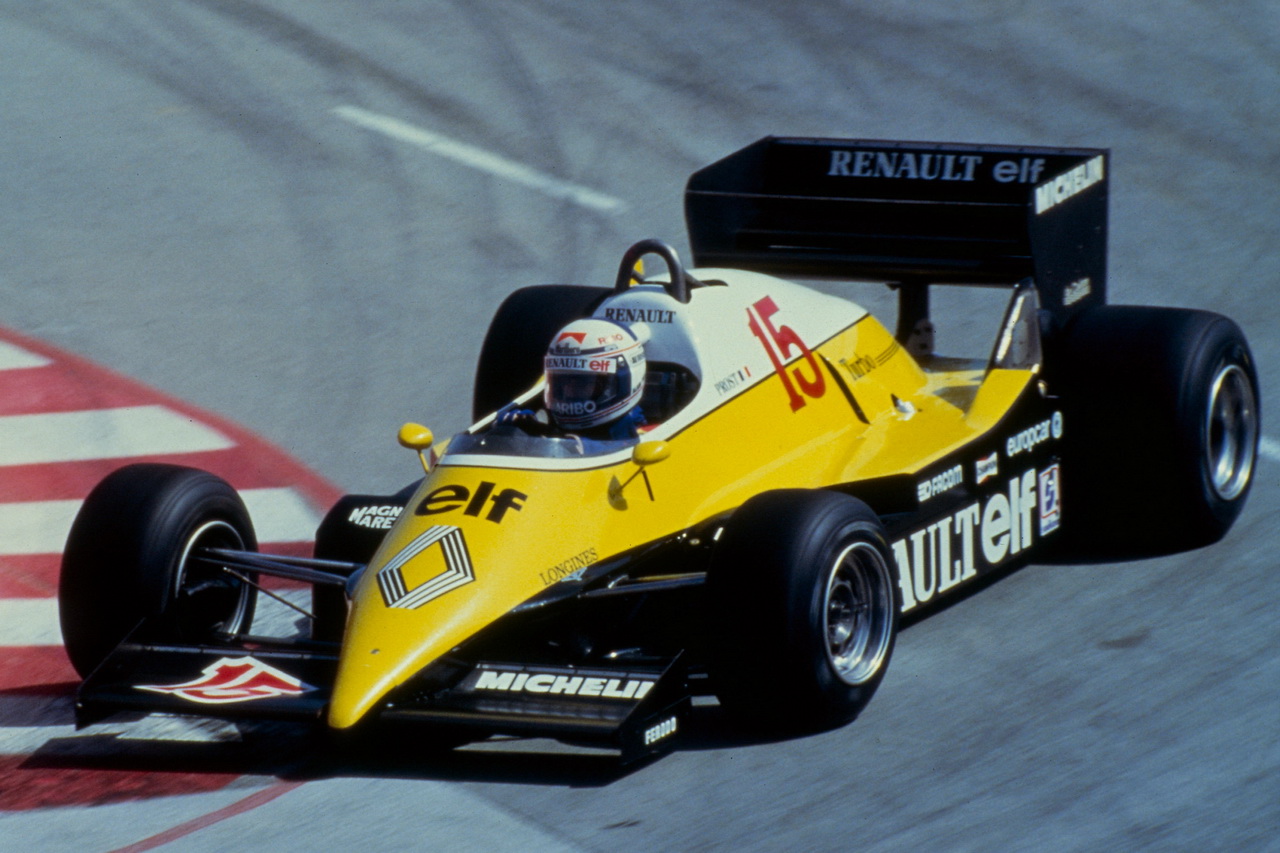 Alain Prost vyhrál obnovenou Grand Prix Belgie na okruhu Spa v roce 1983.