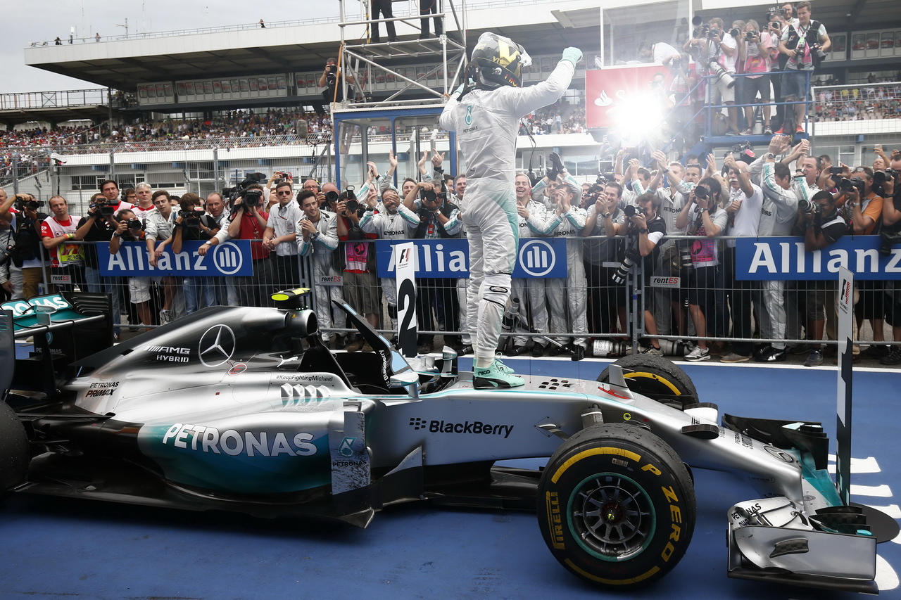 Loňskou Grand Prix na Hockenheimringu vyhrál domácí Nico Rosberg