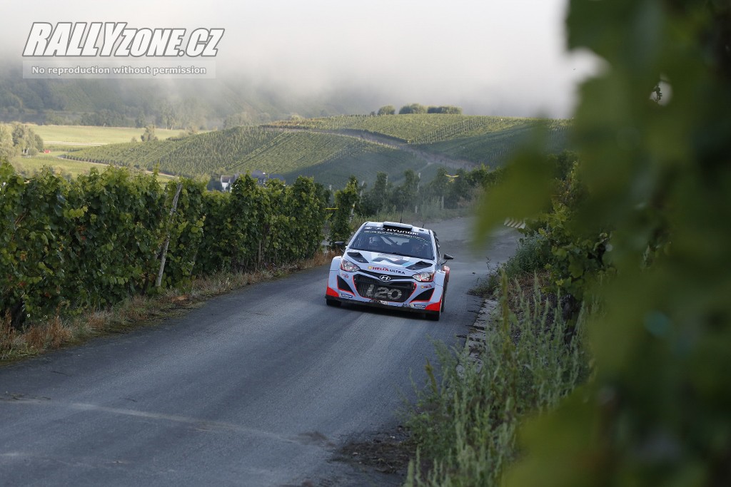 Vloni v Německu na cestě za svým prvním vítězství ve WRC