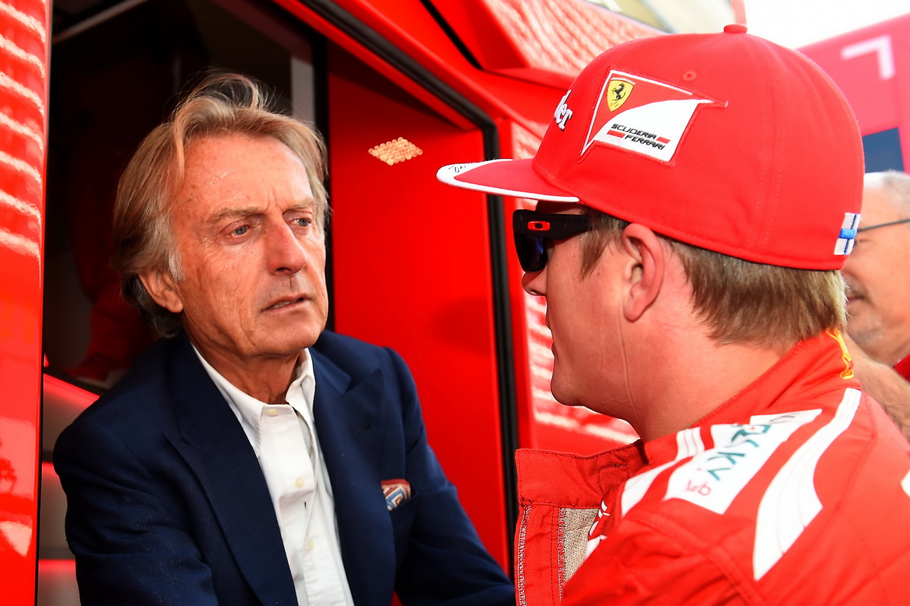 Montezemolo s Räikkönenem, kterého měl u Ferrari Bianchi nahradit