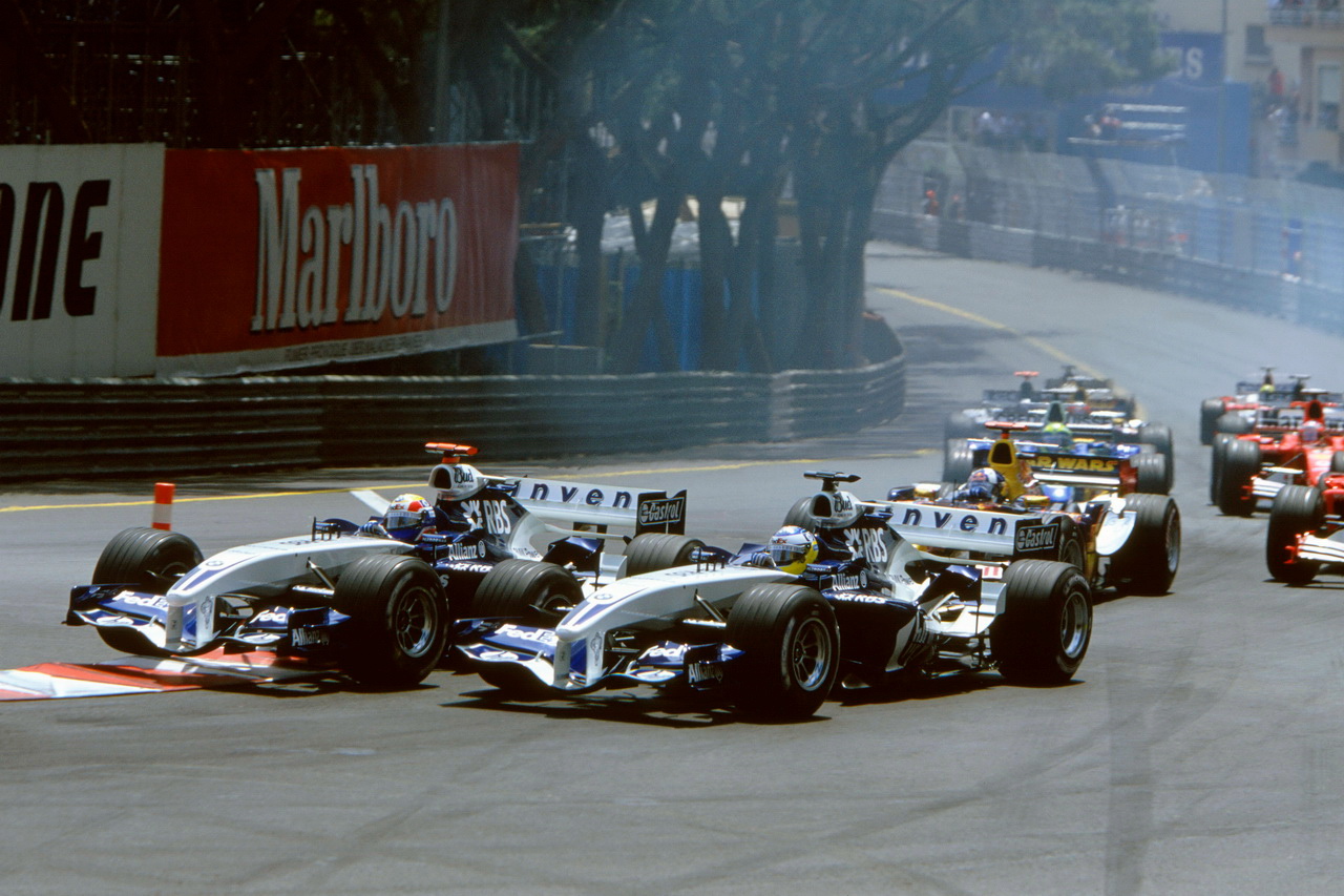 Williamsy poháněné motory BMW ve Velké ceně Monaka 2005