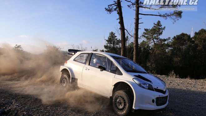 Toyota Yaris WRC na testech