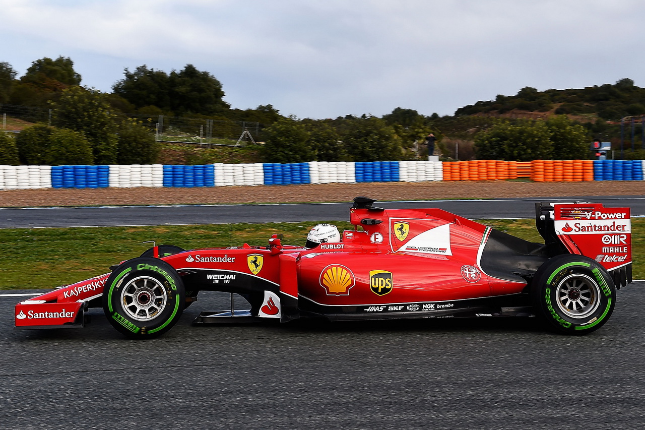 Ferrari při loňských testech