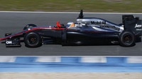 McLaren během testování v Jerezu