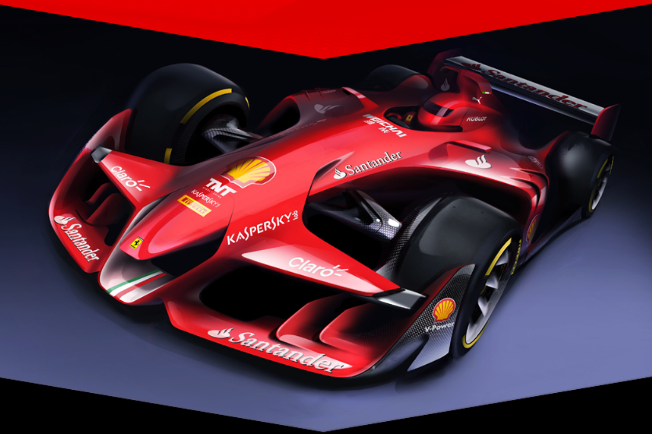 Ferrari u svého konceptu budoucnosti ponechalo kokpit otevřený