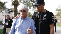 Bernie Ecclestone s Lewisem Hamiltonem