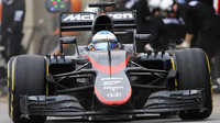 Fernando Alonso s McLarenem MP4-30 ve Velké ceně Kanady