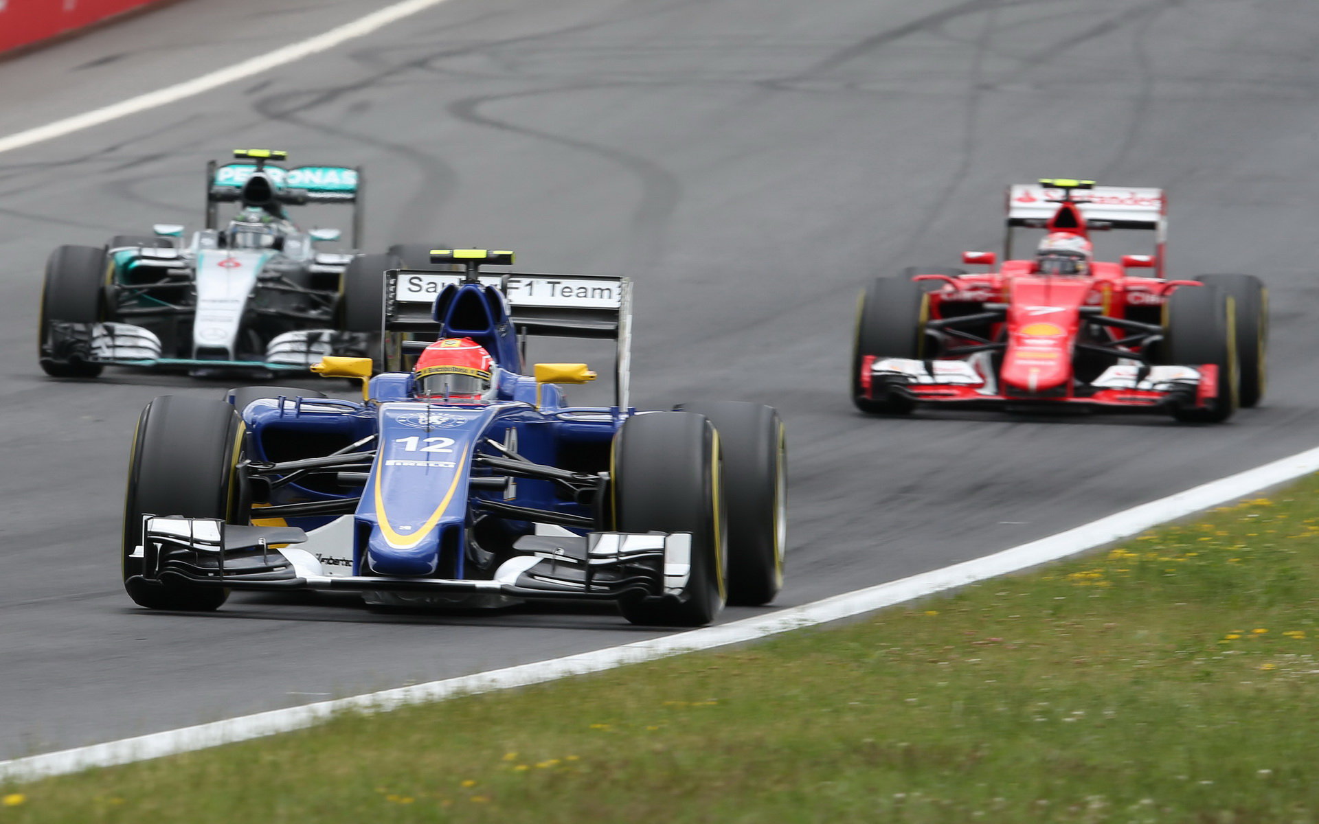 Nasr před Rosbergem a Räikkönenem