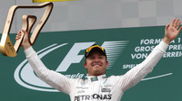 Rosberg na pódiu