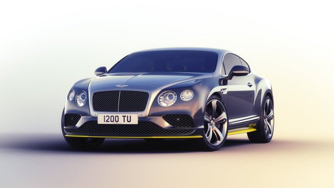 Bentley v této speciální edici zaujme hlavně svým speciálním barevným zpracováním.