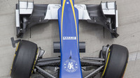 Přední křídlo a zavěšení kol vozu Sauber C34 - Ferrari