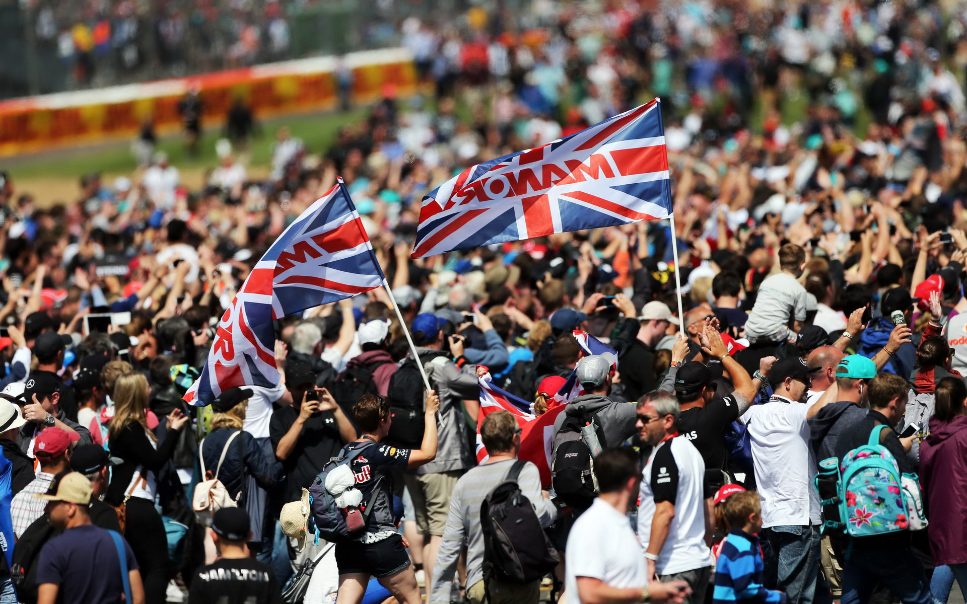 Fanoušci na VC Silverstone