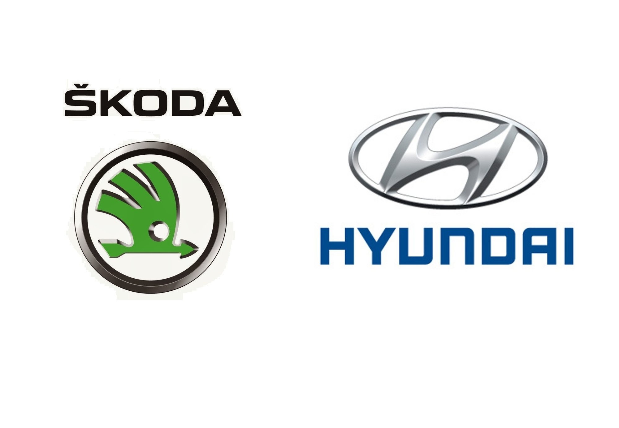 Škoda a Hyundai logo (2015)